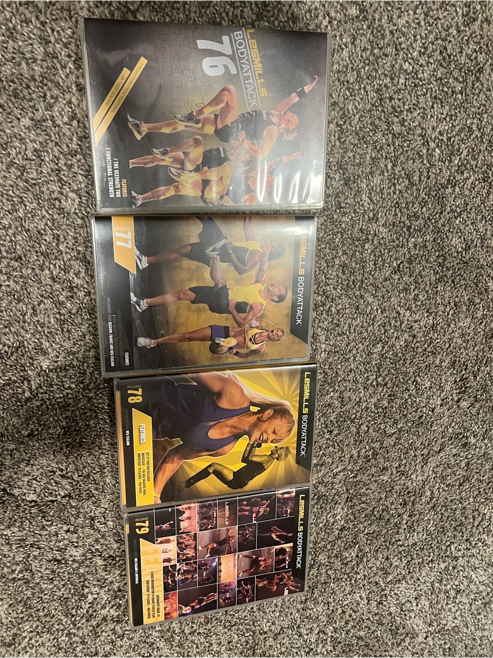 BODYATTACK Workout DVD Set - Yellow/Black
